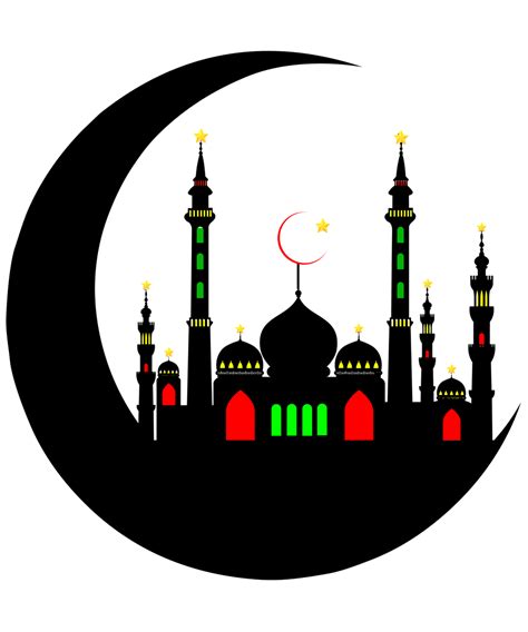 Download Masjid, Moon, Mosque. Royalty-Free Stock Illustration Image - Pixabay