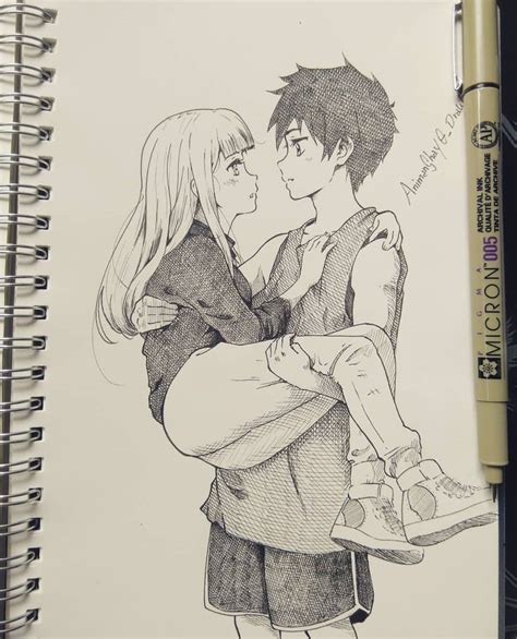 Anime Love Drawings