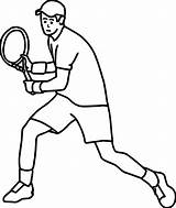 Tennis Coloring Pages  Best For Kids sketch template
