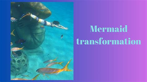 H2O style mermaid transformation and swimming underwater - YouTube