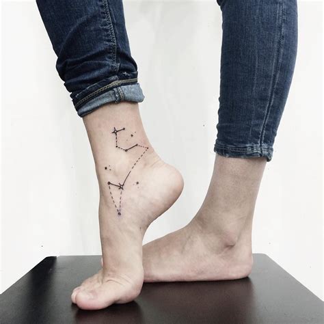 Leo Foot Tattoos