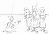 Matthew 1521 25 Demonized Daughter Healed  Canaanitish Woman Asks sketch template