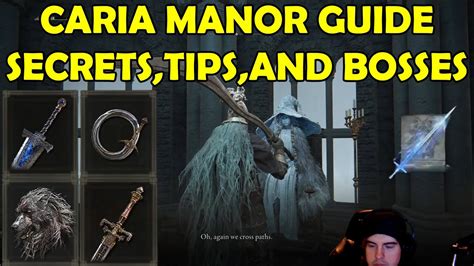 CARIA MANOR GUIDE, LADY RANNI SIDE QUEST, SECRETS, TIPS, AND BOSSES (ELDEN RING) - YouTube