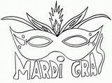 Printable Mardi Gras Coloring Pages sketch template