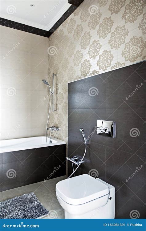 The Interiors of the Cottage: Bathroom Stock Image - Image of bidet ...