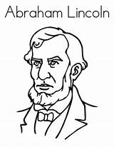 President Abraham Lincoln coloring Page  Download Print Or Color sketch template