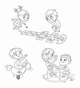 Hopscotch Coloring Pages Printable For Free Download sketch template