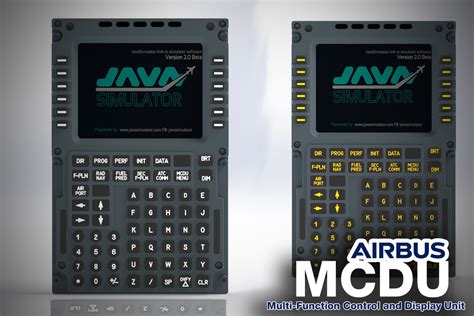 A320 MCDU (Multi-Function Control Display Unit) – Java Simulator