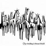 Herd Of Horses Coloring Pages  Free & Printable sketch template