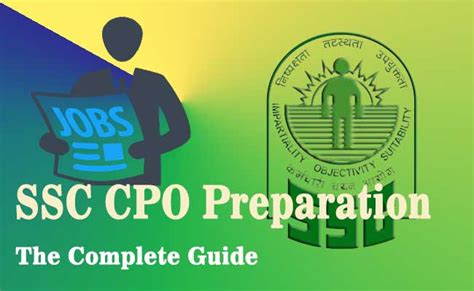 SSC CPO Preparation : Complete Guide