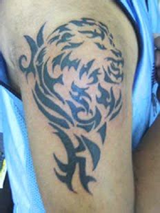 CellebrityTattoo 2011: Lion Tribal Tattoo-Waiting for Royal Feast