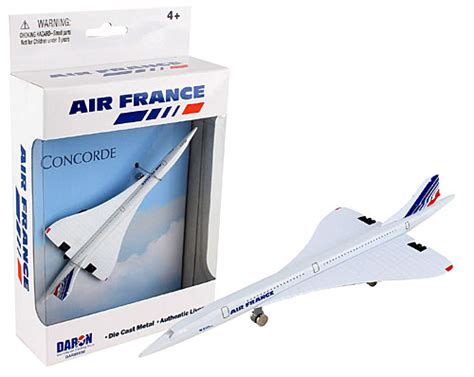 Air France Concorde Die Cast Toy Metal Model - Toys