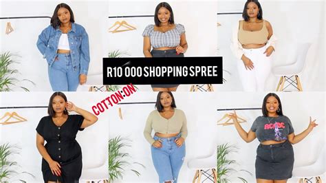 R10 000 SHOPPING SPREE - FASHION HAUL - YouTube