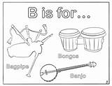 Bongos Coloring Pages sketch template