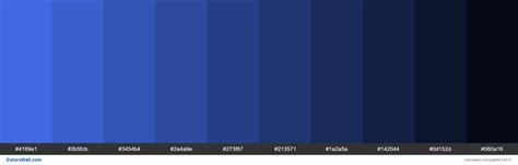 Shades of Royal Blue #4169E1 hex color | Sky blue color code, Blue ...