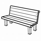 Bench outline coloring Book Page Line Art Illustration Digital Drawing  sketch template