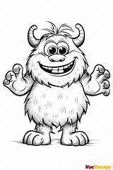 9 free Printable Monster Coloring Pages For Kids – Artofit sketch template
