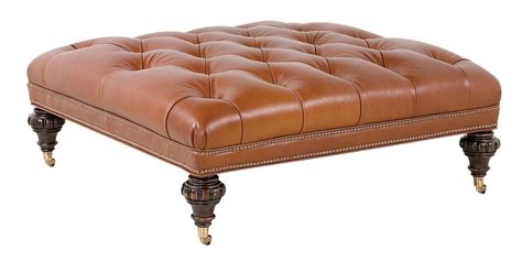 Tufted Leather Ottoman Coffee Table | Coffee Table Design Ideas