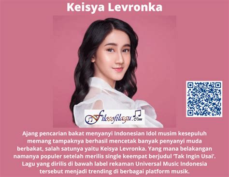 Pesan Di Balik Lirik Lagu Tak Ingin Usai Dari Keisya Levronka, Maknanya ...