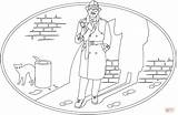 Detective coloring Page  Free Printable Coloring Pages sketch template