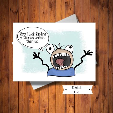 Funny Farewell Cards For Coworkers