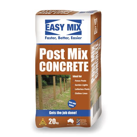 Buy Easy Mix Post Mix Concrete | Ideal for post installation