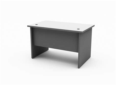 Style Straight Desk 120x70cm (without Drawer) Melamine Grey – Style ...