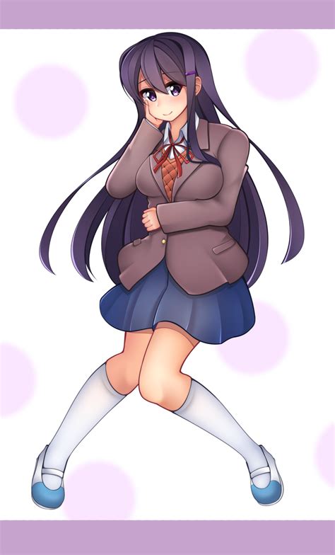 Yuri[DDLC] by ENdarks on DeviantArt