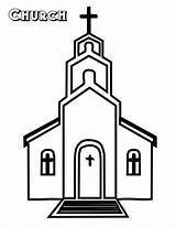 Church Coloring Pages sketch template