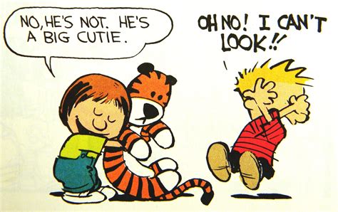 Calvin and Hobbes, Susie loves Hobbes Calvin And Hobbes Quotes, Calvin ...