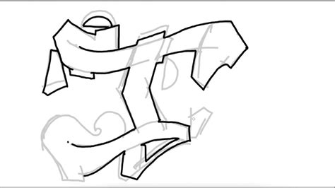 Mr Wiggles Letter J Construction writing (graffiti) | Graffiti wildstyle, Graffiti lettering ...