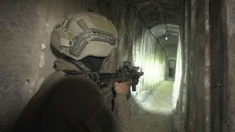 Israeli military takes journalists inside alleged Hamas tunnel at Al-Shifa