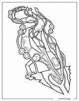 Rayquaza Coloring Pages20  Free Printable coloring Pages Cute sketch template