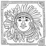 Cultural Indigenous Peoples Day Symbols Coloring Page  Pagescom sketch template