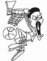 Printable Coloring Pages For Kids Basketball sketch template
