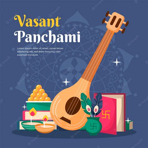 Free Vector | Detailed flat vasant panchami