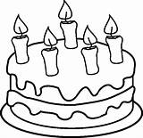 Get This Printable Birthday Cake Coloring Pages 41558 sketch template