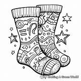 Crazy Socks Coloring Pages  Free & Printable sketch template