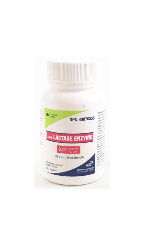 Lactase Enzyme, Ultra Strength, 50 tablets – Green Valley Pharmacy