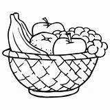 Fruit Basket Coloring Pages  Fun Free & Printable sketch template