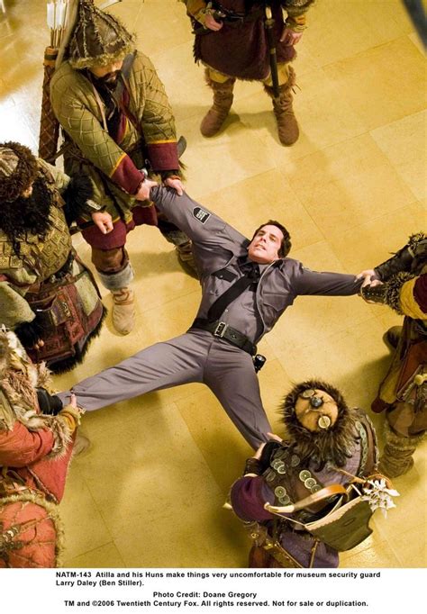 "Night At The Museum" movie still, 2006. Ben Stiller as Larry Daley. Released in December, this ...