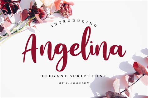 Angelina Font by Vilogsign · Creative Fabrica | Script fonts, Best script fonts, Script