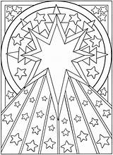 Printable Coloring Stars Pages sketch template