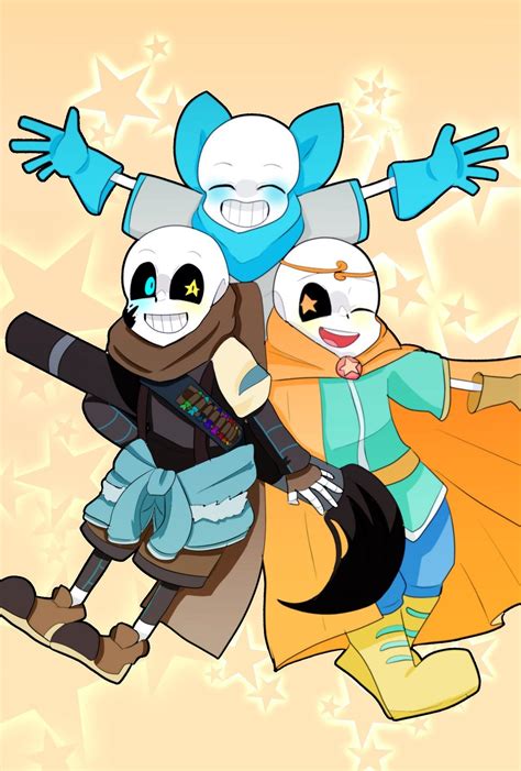 undertale au swap sans ink sans dream sans shirameshi610.tumblr.com | Sans undertale art, Star ...