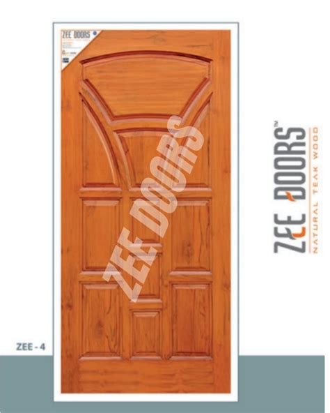 Wooden Teak Wood Doors Interior And Exterior Doors For Home, Size/Dimension: 7*3 Feet at Rs ...
