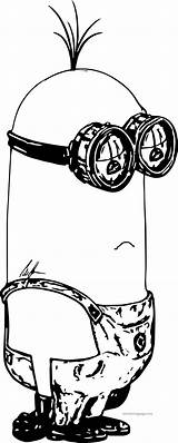 Minions Coloring Pages  Wecoloringpage sketch template