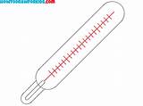 How To Draw A Thermometer  Easy Drawing Tutorial For Kids sketch template