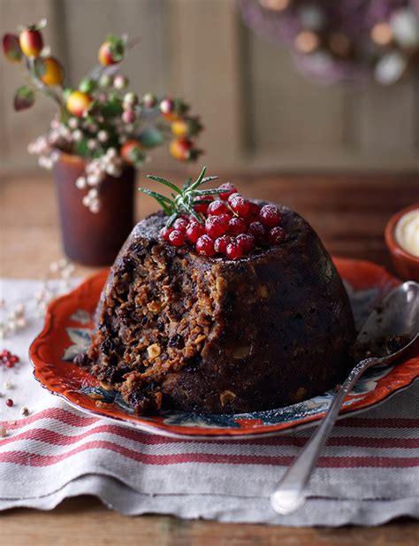 Classic Christmas pudding with brandy butter | Sainsbury`s Magazine