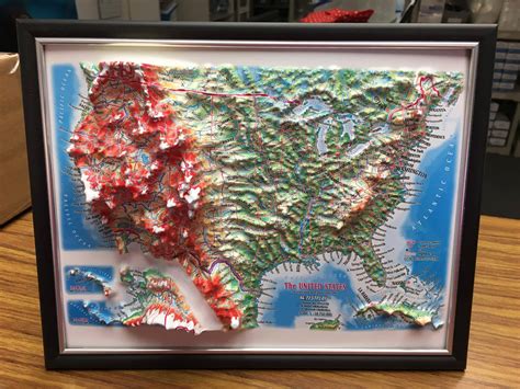 Raised Relief Maps 3d Topographic Map Us State Series - vrogue.co