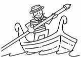 Gondolas In Venice Italy Coloring Page Sketch sketch template